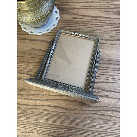 Vintage Art Deco Wooden Swivel Frame Tabletop Frame Vintage Frame 8x10 - Picture 2 of 5